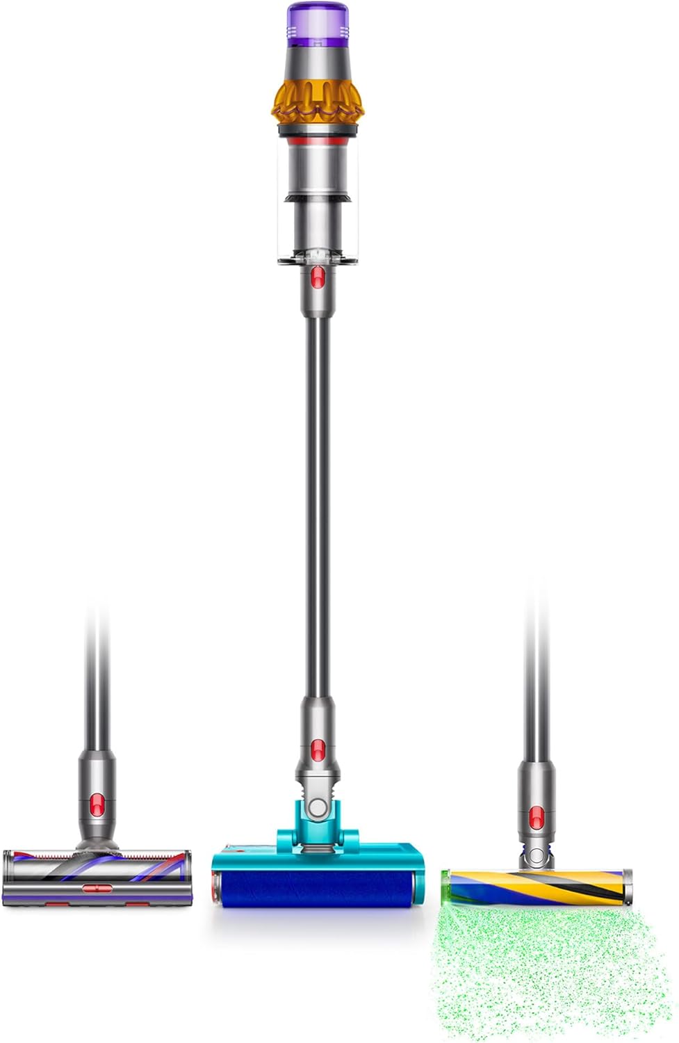 Dyson V15s Detect Submarine Vacuum Yellow Nickel Dyson V15s Detect Submarine vacuum cleaner Yellow Nickel wet and dry cleaning