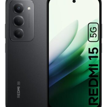 Xiaomi Redmi 15 5G midnight black smartphone