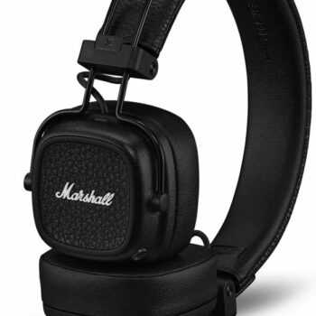 Marshall Major V Bluetooth headphones black with 100 hours battery