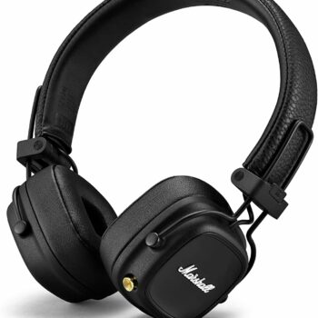 Marshall Major IV Bluetooth headphones black with 80 hours battery