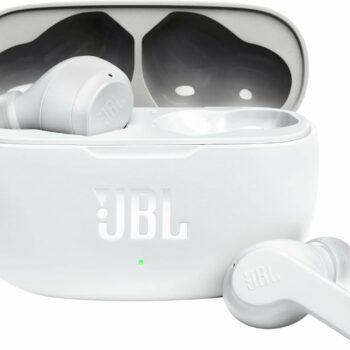 JBL Wave200 True Wireless Earbuds white with deep bass and 20 hours battery life