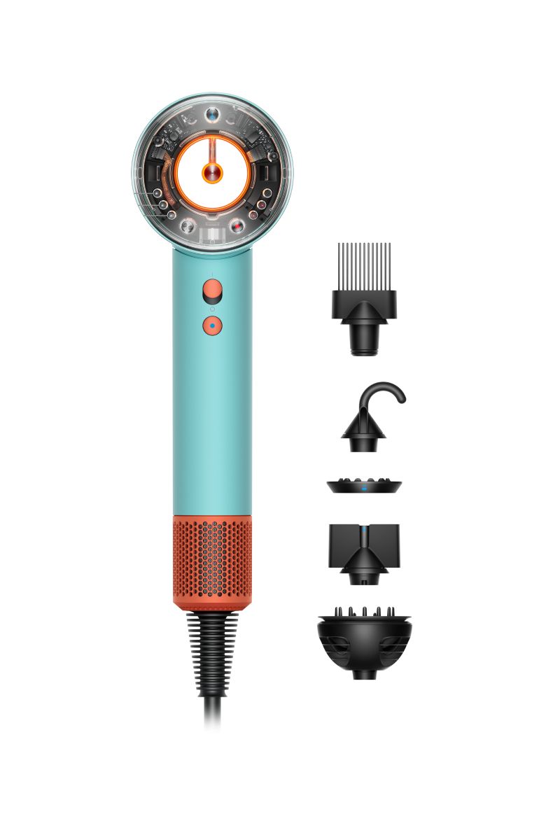 Dyson Supersonic Nural Hair Dryer Ceramic Patina Topaz Dyson Supersonic Nural hair dryer ceramic patina topaz orange intelligent drying