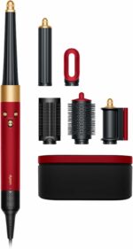 Dyson Airwrap limited edition red velvet gold hair styler