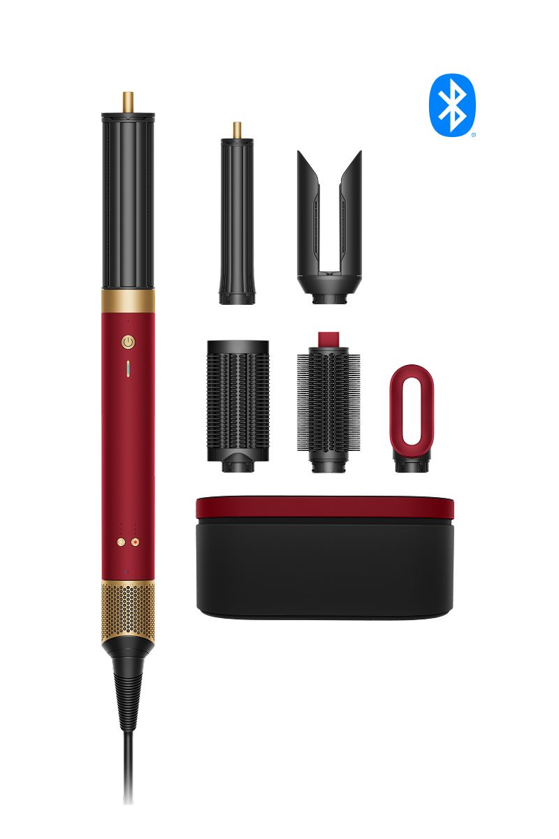 Dyson Airwrap Co-anda 2X Red Velvet Gold Dyson Airwrap Co-anda 2X straight wavy red velvet gold styler