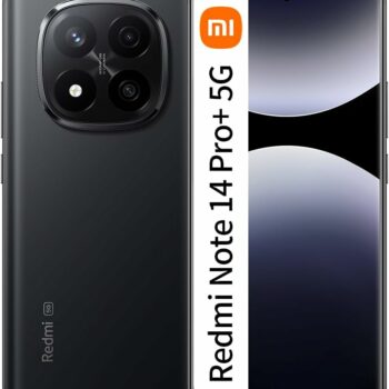 Redmi Note 14 Pro+ 5G Midnight Black smartphone