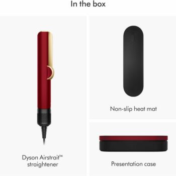Dyson Airstrait HT01 wet to dry red velvet gold straightener