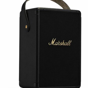 Marshall Tufton Bluetooth speaker black portable powerful sound wireless