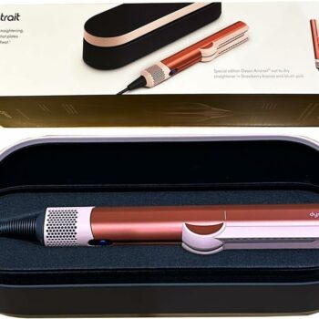 Dyson Airstrait HT01 strawberry bronze hair straightener wet to dry airflow