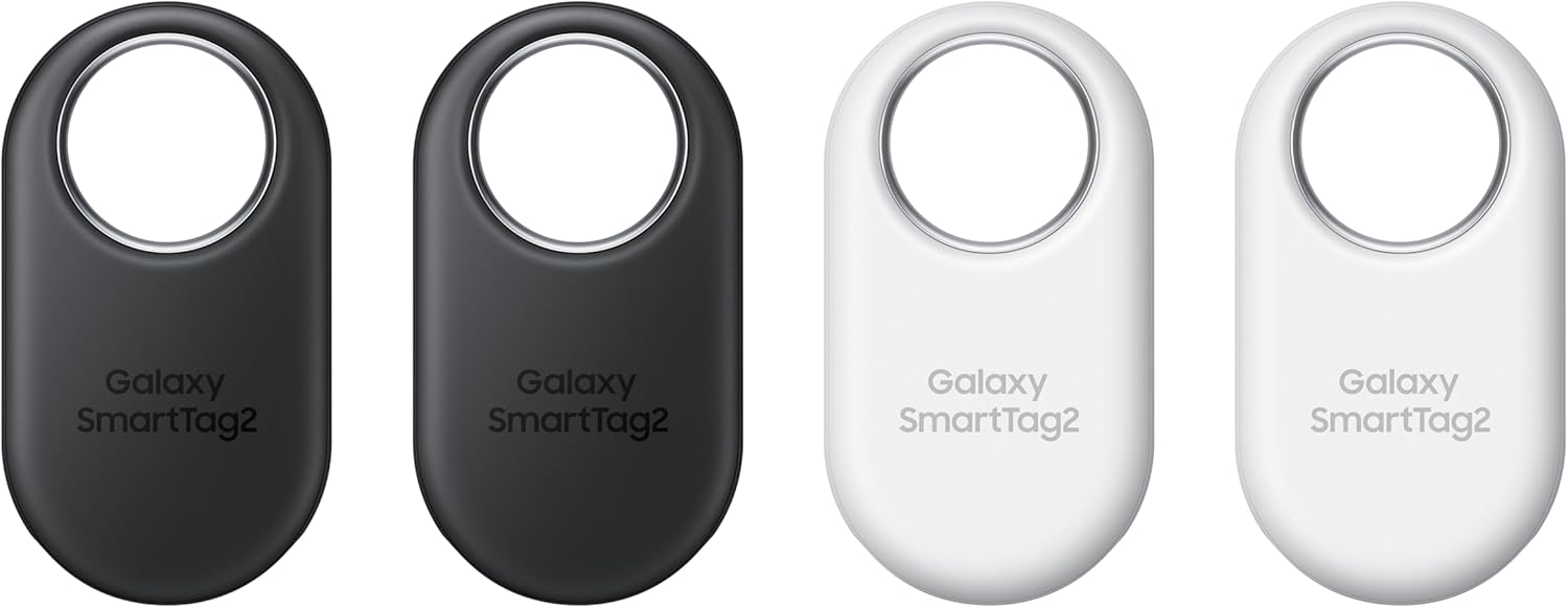 61EGB5gJEAL._AC_SL1500_ Samsung SmartTag2 4 pack black and white smart trackers